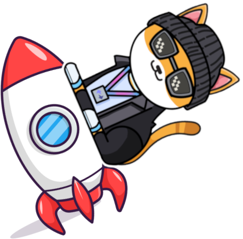 Rocket Zwif Rocket Zwif flying in space
